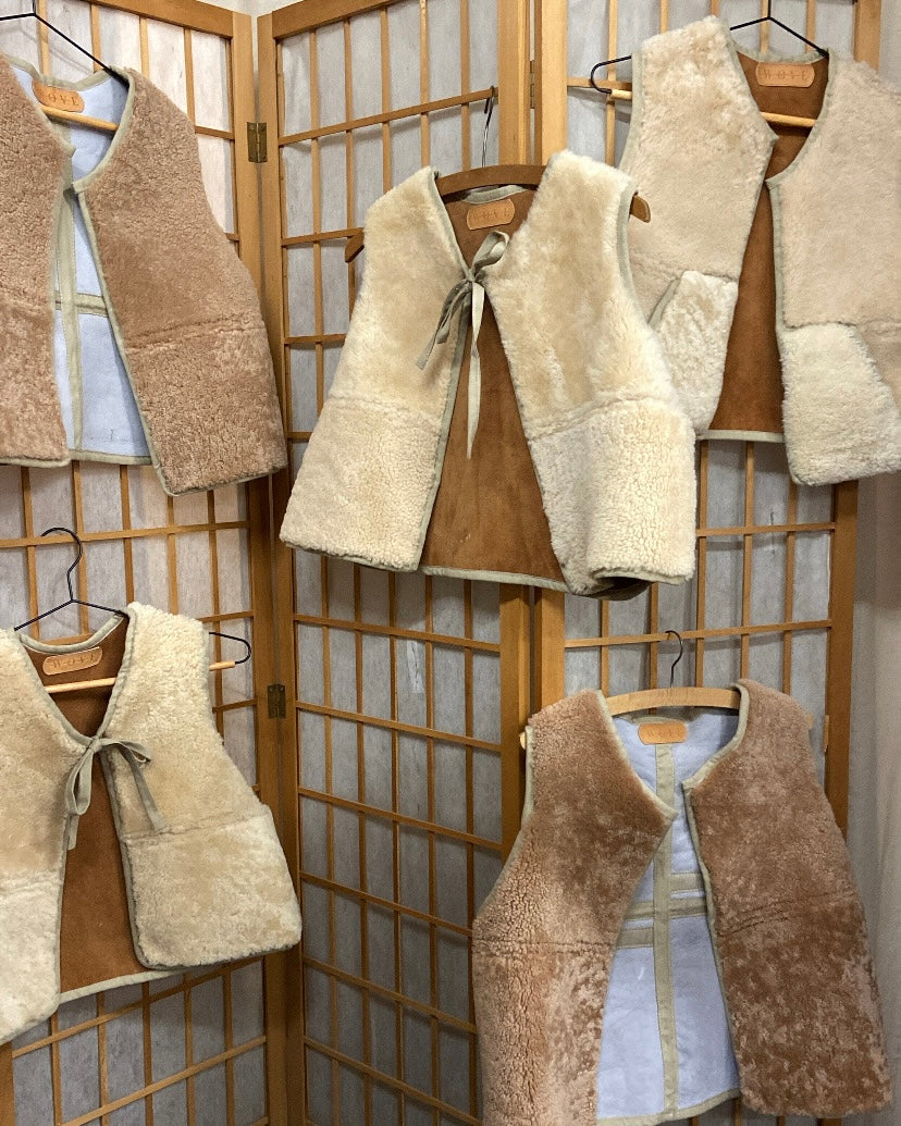 Handmade Sheepskin Waistcoats