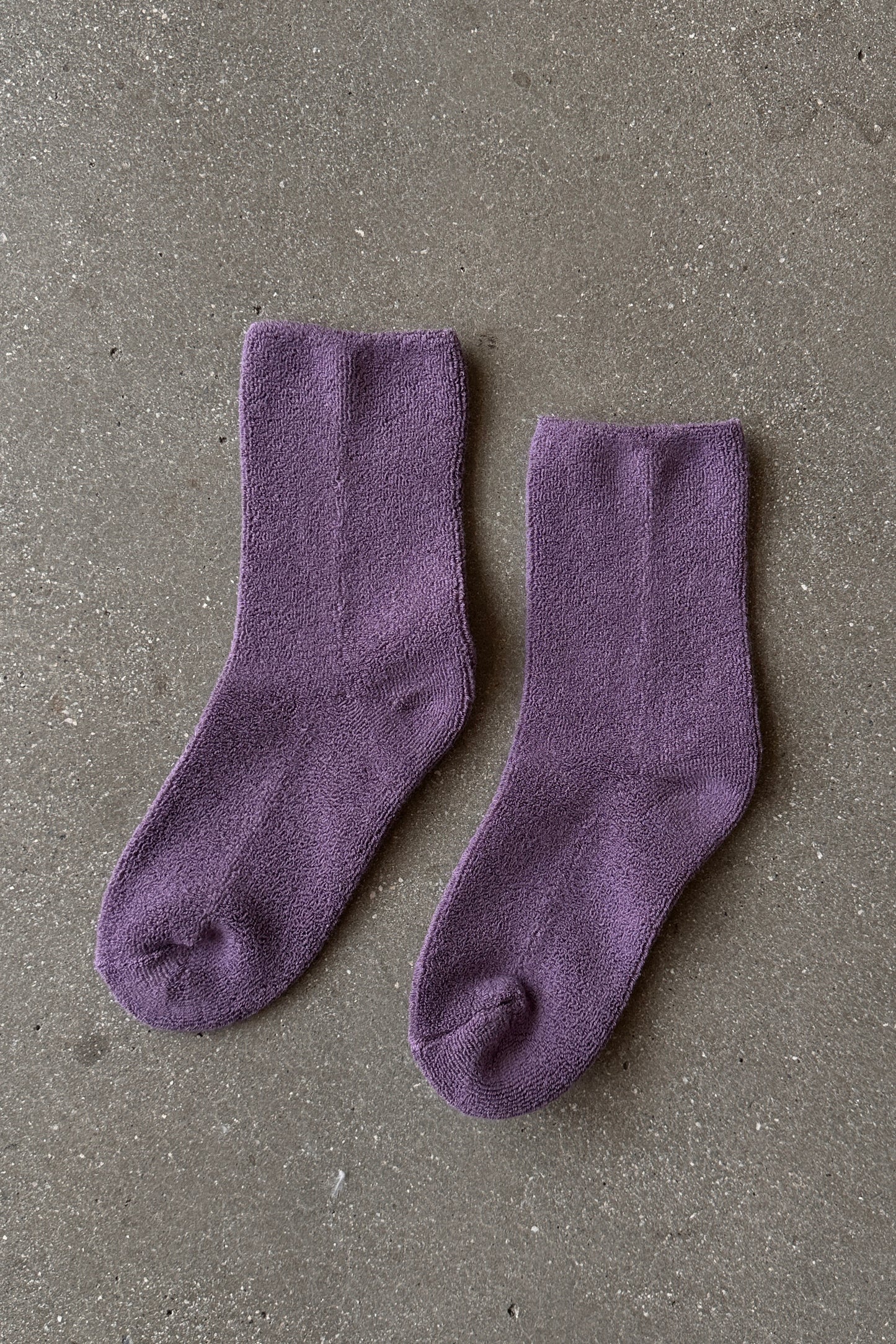 Cloud Socks in Plum