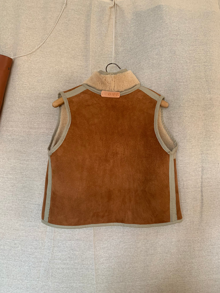 Sheepskin waistcoat clearance